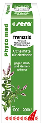 sera Phyto med Tremazid 100 ml - Pflanzlicher Wasseraufbereiter gegen Haut- und Kiemenwürmer