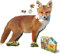 Madd Capp 884001, Shapepuzzle Junior, Konturpuzzle Fuchs, 100 XL Teile Puzzle für Erwachsene und Kinder ab 5 Jahren, Mehrfarbig, One Size