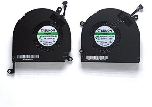 iHaospace Laptop CPU-Lüfter für Apple MacBook Pro 15 A1286 (Left&Right)