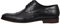 bugatti Uomo Scarpa bassa business in pelle, derby con finitura bicolore e sottopiede morbido, Blu Scuro, 41 EU