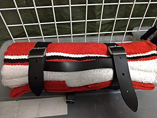 Mexikanische Decke Hochwertige rote Farbe Lederriemen Stahlschnallen Einfache Installation Perfekt für Camping, Reisen und andere Notwendigkeiten außerhalb des Hauses.