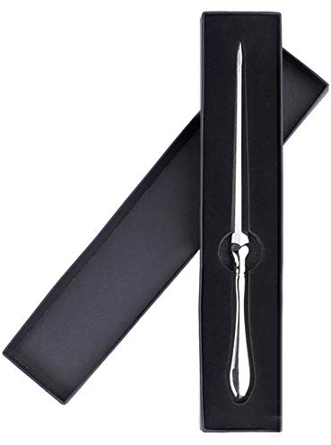 Brieföffner Brieföffner Brieföffner Brieföffner Papiermesser mit Geschenkbox (Silber 03, 9,06 × 0,71 × 0,39 Zoll)