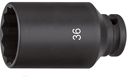 JOMAFA VASO 36 MM 12 CARAS IMPACTO 1/2 LARGO PARA BUJES, PALIERS...