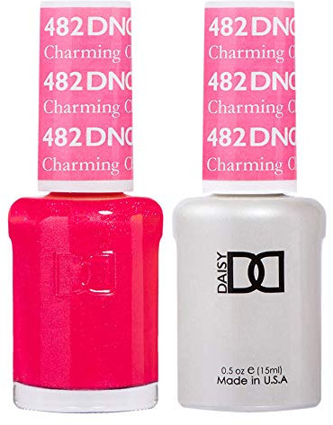 DND Duo Gel & Nail Polish Set - Charming Cherry 482-2x15ml
