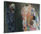 PICANOVA – Death And Life 60x40cm – Premium Leinwanddruck – Kunstdruck Auf 2cm Holz-Keilrahmen Für Schlaf- Und Wohnzimmer – Kollektion Gustav Klimt