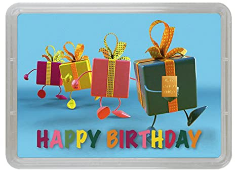 Goldbarren 0,5g – Geschenk Motivbox “Happy Birthday” – Valcambi ESG - Feingold 999,9 (0,5g Gold)
