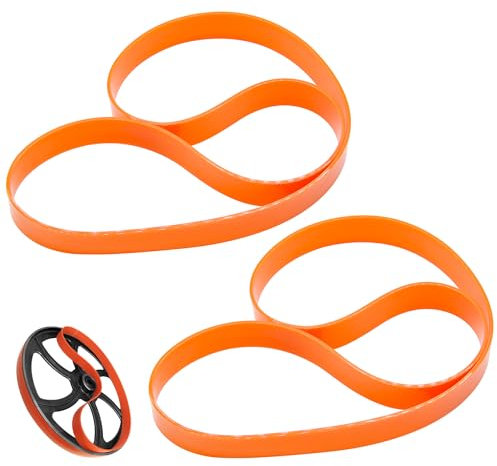 Koatukys Urethane 12 inch x 7/8 inch x .095 inch Band Saw Tires Replacement for 12 Craftsman, Jet Grizzly, Powermatic Band Saws (2/Pack)