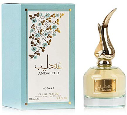 BUSINESS SQUARE BS Profumo ANDALEEB 100 ml Eau de Parfum Mens Attar Halal Arab Vecchio Unisex Orientale Muschio Donna NOTE: Ambra, Muschio, Sandalo, caramello, Gourmand