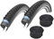 Velo.Set 2 x Schwalbe Marathon Plus MTB Reifen // 57-584 (27,5x2,25) + Schläuche, Variante:SV-Schläuche (Schwalbe), Ausführung:schwarz Reflex
