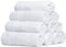 Brielle Handtuch-Set aus 100% Baumwolle - 10er Set Gästehandtücher, 30x50 cm, Baumwolle Sehr saugfähige Gästetücher für das Badezimmer, Gästetuch in Hotel- & Spa-Qualität, Packung mit 10, Weiß Farbe