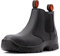 KAM-LITE - Scarpe antinfortunistiche da uomo S3, in pelle, con puntale in acciaio, antiscivolo e impermeabili, traspiranti, leggere, da lavoro, Nero , 40 EU