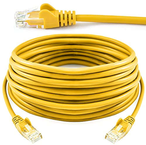 5M Long Ethernet Cable CAT5e RJ45 PC Network/Lan/Internet Yellow Patch Lead Wire