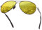 Gafas de visión nocturna de aviador para hombres y mujeres, visión clara, tiempo nocturno, gafas de conducción seguras, bisagra de resorte, antirreflejos, lentes amarillas polarizadas, gafas de sol