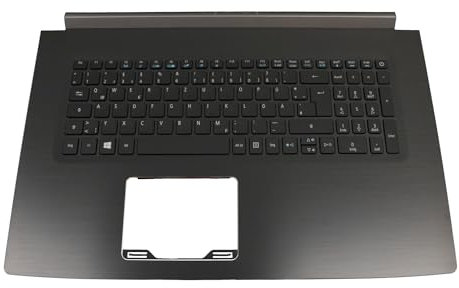acer Aspire 7 (A717-71G) original Tastatur inkl. Topcase DE (deutsch) schwarz/schwarz mit Backlight (GTX 1050)