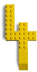 Made Happy Number Cake Topper | Birthday Cake Toppers & Happy Birthday Decorations | Cake Toppers For Boys & Birthday Cake Decorations | Happy Birthday Cupcake Toppers & Cake Decorations | Yellow 4