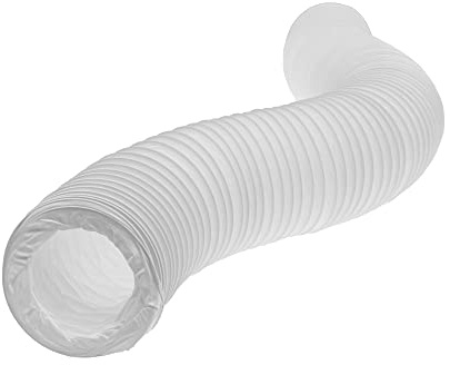 Vent Systems PVC Flexschlauch Weiß DN 80 mm x 6 m lang Abluftschlauch 80mm Flexibles Lüftungsrohr, Flexibler Schlauch, Abluftrohr für Heizung und Kühlung Klimaanlagen, Trockner, Dunstabzugshaube