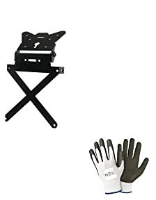 KOMPATIBEL MIT TM Moto MX 80 KENNZEICHENHALTER FÜR UNIVERSALMOTORRAD X-Plate 90144 AUS SCHWARZEM Aluminium, Verstellbarer KENNZEICHENHALTER 270X200X40MM