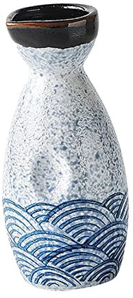 BESTonZON Olla De Sake De Cerámica Esmaltada Estilo Japonés Elegante Botella para Sake para Ceremonias