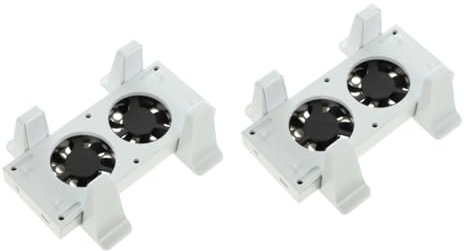 Uonlytech 2 Sets Kühlung Auf Lüfter Vertikale Basis Mit Doppelter Kühlung USB-hub Aufladen Datensynchronisierung