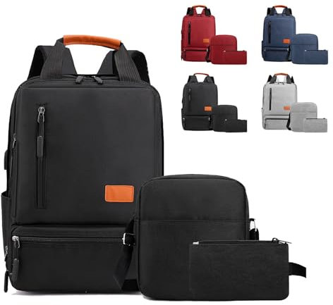 Rucksack Herren Wanderrucksack Herren Wanderrucksack Rucksack Klein Schulrucksack Teenager Umhängetasche Männliche Studenten Schultasche Reisetasche Freizeit Laptop Dreiteilige Sale Angebote 2024