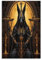 EVMILA Anubis Poster Gemälde Poster Für Büro Klassenzimmer Leinwand Moderne Leinwand Wandkunst 12x18inch(30x45cm)