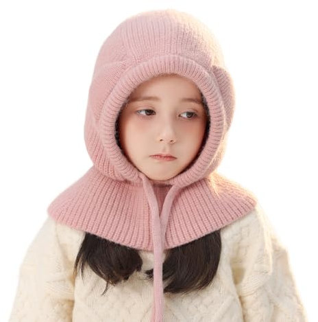 TAGVO Sturmhaube für Kinder (2-6 Jahre) – Winter-Schalmütze, Schlupfmütze für Mädchen und Jungen