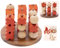 Engelhart - 350420 - Tris 3D (Tic Tac Toe 3D) – Gioco in legno di logica ecologico – 2 giocatori – Cofanetto in legno taglia L – Gioco familiare