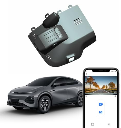 Fitcamx Dashcam 4K Kompatibel mit XPeng G6 2023 2024 2025 (USB Power), OEM Autokamera UHD 2160P Video WiFi, Loop-Aufnahm, G-Sensor, Night Vision, WDR Dasch-cam Auto, Plug & Play, mit 64GB Karte