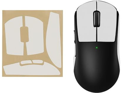 kwmobile Gaming Maus Grip Tape kompatibel mit Logitech G Pro Wireless 2 / Wireless 3 Maus - Rutschfestes Griffband für PC Maus - Weiß