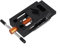Guide de fourche de vélo en fibre de carbone - Outil de coupe pour tige de selle - Outil de coupe de tube de fourche de vélo (orange)