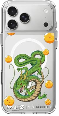RhinoShield Clear Hülle für MagSafe für iPhone 17 Pro Max | Z Dragon Ball Z Starker Magnet, Anti-Vergilbung, transparent, hohe Klarheit, stoßfest, Fallschutz nach Militärstandard