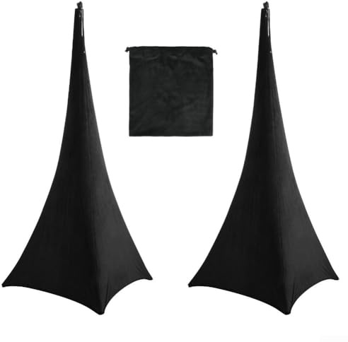 Housse de support de haut-parleur, pour Lycras extensible à 360 degrés pour équipement audio professionnel et supports de performance
