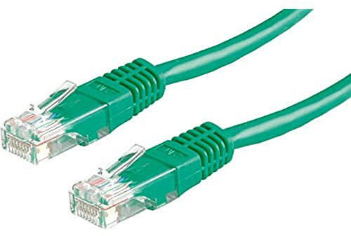 Value UTP Patch Cord Cat.6, Green 3 m Verde - Cable de Red (Green 3 m, Verde)