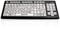 Accuratus Monster 2 - USB High Contrast Keyboard with Extra Large keys and 2 Port USB Hub