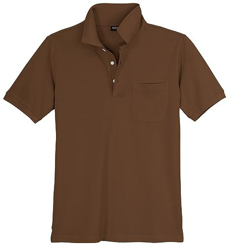 Redfield Übergrößen Piqué Poloshirt braun Ralph