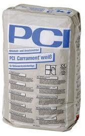PCI carrament Pierre Naturelle Mortier 25 kg, blanc