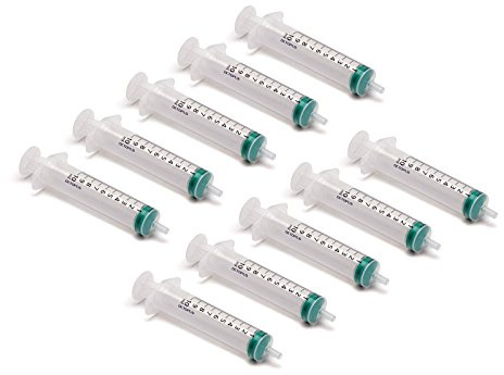 10 Softmatik Refillspritzen 10 ml zum Befüllen und Dosieren | Leichtgängige Kunststoffspritzen zum Nachfüllen von Tintenpatronen sowie zum Abmessen und Umfüllen von Flüssigkeiten