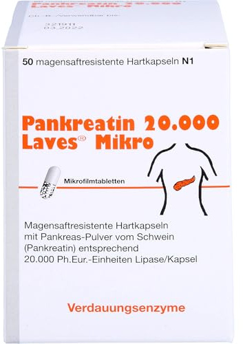 Laves Pankreatin 20.000 Hartkapseln, 50 St. Kapseln