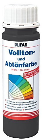 PUFAS Vollton- und Abtönfarben oxidschwarz 0,25 Liter