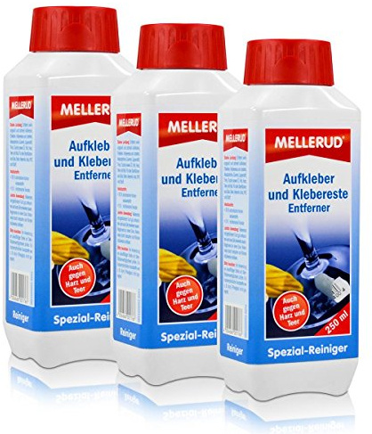 3x Mellerud Aufkleber und Kleberester Entferner 250 ml