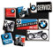 Nostalgic-Art Retro Kühlschrank-Magnete, 9 Stück, Original Lizenzprodukt (OLP), BMW – Motorcycles – Geschenk-Idee für BMW Accessoires Fans, Magnetset für Magnettafel, Vintage Design