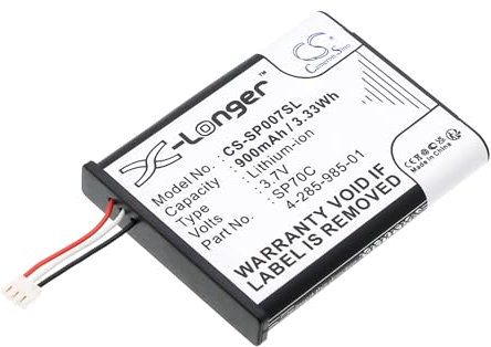 Cameron Sino 900mAh/3.33Wh Replacement Batterie Compatible avec Sony PSP E1000