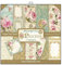 STAMPERIA SBBL24 Papierblock 10 Blätter doppelseitig-Edles Geschenk, Papier, Mehrfarbig, 30.5 x 30.5