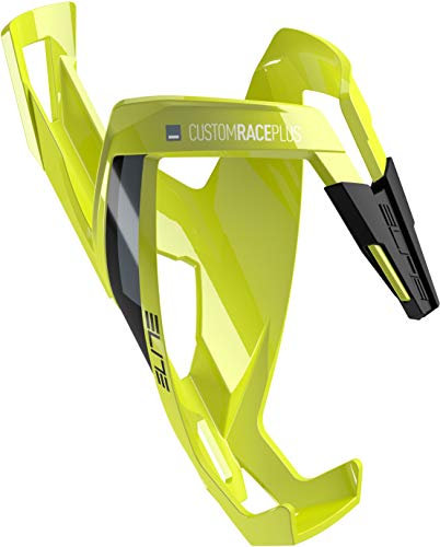 Elite Custom Race Plus Resin Cycling Bottle Cage (Fluoro Yellow)