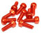 Reverse Escape Pedal Pin Set 16 Stück für EIN Pedal (Orange)