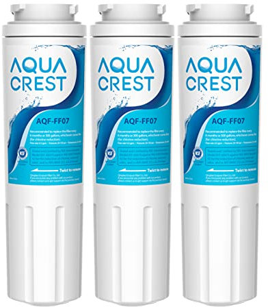 AQUA CREST Kühlschrank Wasserfilter, Kompatibel mit Maytag UKF8001, UKF8001AXX, UKF8001P, UKF9001, PuriClean II, Whirlpool 4396395, 469006, Filter 4, Sears/Kenmore 9006, 46-9006 (3)