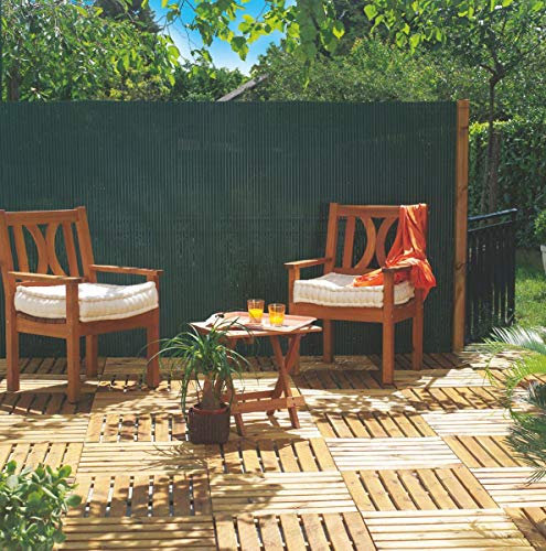 Nortene Canisse PVC Double Face Plasticane Bambou - 85% occultant - 1,50 x 3 m