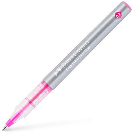 Faber-Castell 348128 - Free Ink Roller 0.7 pink 12er Pack
