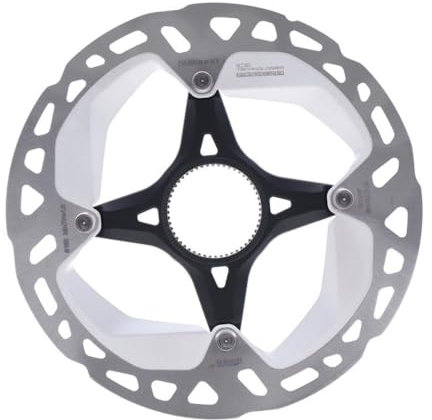 SHIMANO Unisex – Erwachsene RT-MT800 Ice Technologies Freeza Bremsscheibe, Silver/Black, 160mm