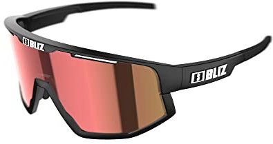 Bliz Damen, Herren Sonnenbrille Vision matt black-brown with red multi Einheitsgröße